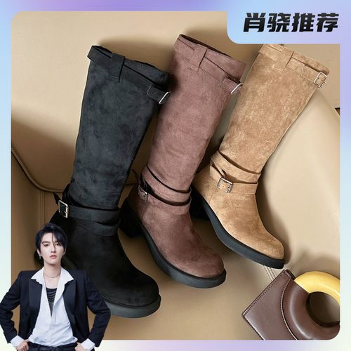 OH 设计师款时尚百搭短靴2025新款靴子长靴 OH8216主图
