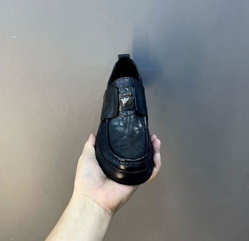 新款高品质男士全皮面休闲百搭男鞋主图