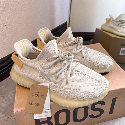 椰子鞋350白黄变正品旗舰店运动男鞋女og yeezy官网休闲运动鞋子主图