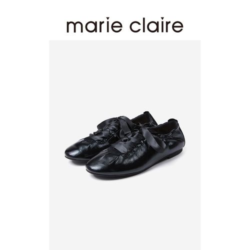 MC女鞋软面缎带德训鞋2025年秋季新款运动休闲鞋marieclaire女鞋主图