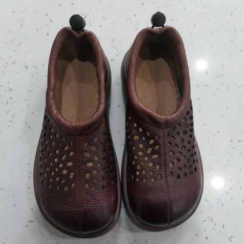 XL-32656-1休闲手工牛皮低帮洞洞鞋主图