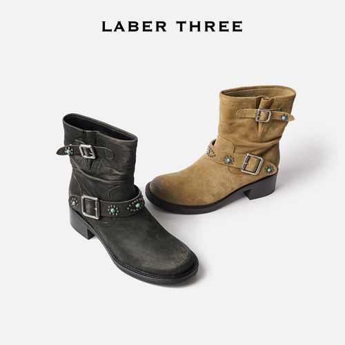 LABER THREE设计师品牌罗马学院堆堆靴DSC买手店DY5L27003主图
