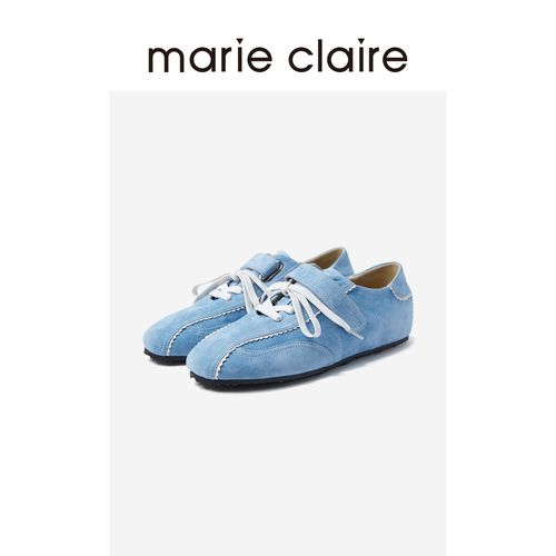 MC女鞋绒面德训玛丽珍鞋舒适休闲运动鞋2025秋季marieclaire女鞋主图