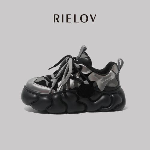 一号店●RIELOV增高5cm时尚潮流百搭女士休闲鞋 186283主图
