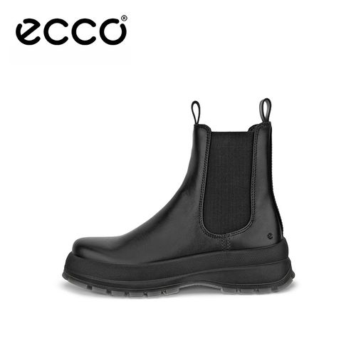 ECCO爱步女鞋 踪迹30 切尔西靴 新款真皮厚底短靴瘦瘦靴 220753主图