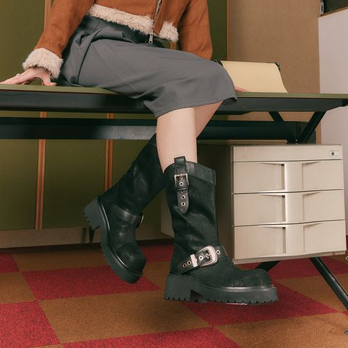 【CICIFOR】新品25秋冬休闲Baibars搭扣时装靴短靴女主图