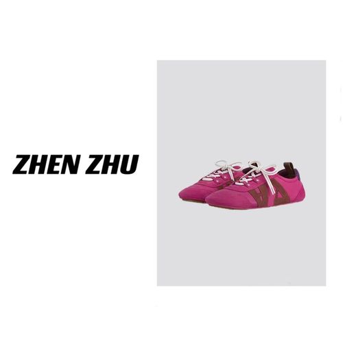 H29 小众设计感复古平底系带德训鞋休闲百搭阿甘鞋 EH2904主图