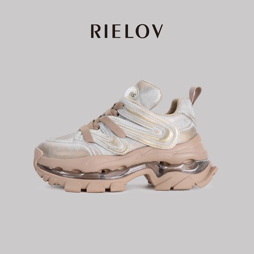 一号店●RIELOV增高8cm时尚厚底潮流潮鞋百搭ins女士休闲鞋666-82主图