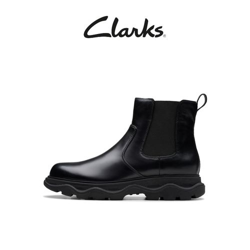 【时装周同款】Clarks其乐引力系列男中筒厚复古风英伦风切尔西靴主图