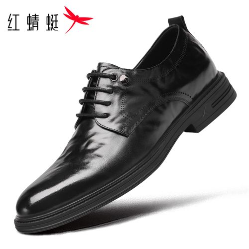 红蜻蜓男鞋德比鞋商务轻质休闲皮鞋商务皮鞋潮流鞋子秋季韩版结婚主图