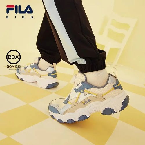 FILA斐乐男中大童【猫爪】旋钮BOA复古舒适跑步运动鞋K65B231109主图