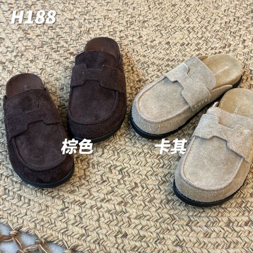 （花花服饰）H188包头勃啃拖鞋主图
