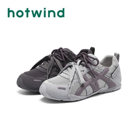Hotwind/热风ins潮牌百搭德训鞋女25秋季新款琥珀流光时尚休闲鞋