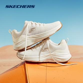 Skechers斯凯奇150024新款小白鞋女厚底减震网布轻便透气休闲运动