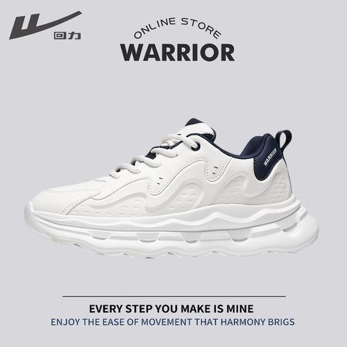 Warrior/回力男鞋时尚休闲鞋休闲减震秋季新款增高厚底老爹潮鞋男主图