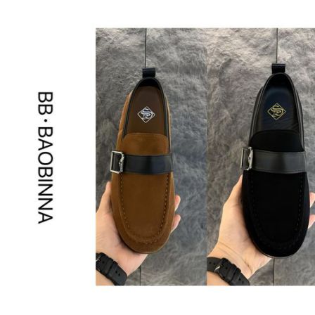  春夏新款｜男士经典百搭舒适一脚蹬休闲磨砂皮鞋963