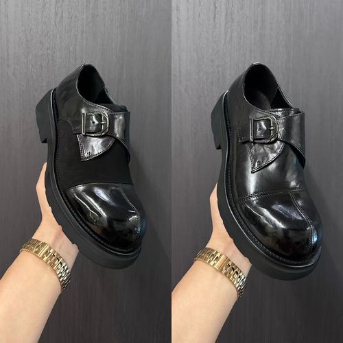 東•Dongzi 秋季高奢品质男士休闲皮鞋98518主图