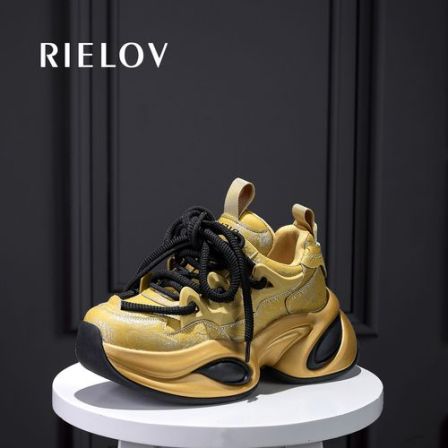 【媛媛●RIELOV】增高8cm时尚潮流百搭女士休闲鞋12728