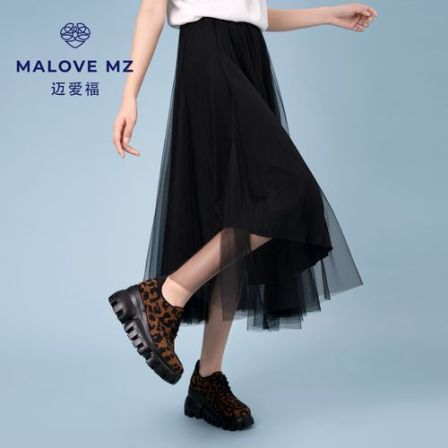 MALOVEMZ透气百搭厚底休闲鞋2024年夏季新款时尚增高女鞋老爹鞋