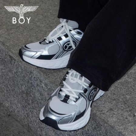 BOYLONDON【陨石】25新款秋季潮流情侣休闲复古运动老爹鞋N79020