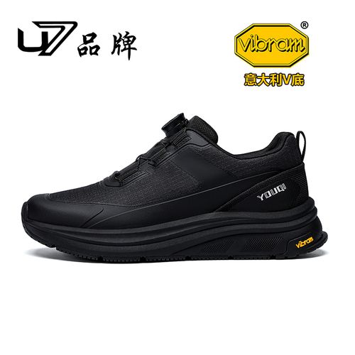 U7品牌男鞋 意大利透气布 2025新款百搭休闲鞋超轻软底时尚运动鞋主图