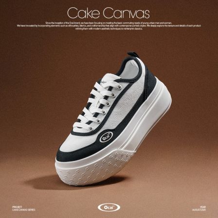 【9.8发售】Ocai Cake Canvas 奥利奥黑白蛋糕帆布鞋