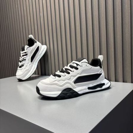 男款潮牌小白鞋2025新款爆款时尚简约百搭潮鞋软底舒适运动休闲鞋