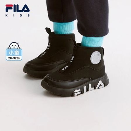 【斐乐儿童】2025冬季软糖小童时尚百搭儿童高帮保暖棉鞋K54B443902