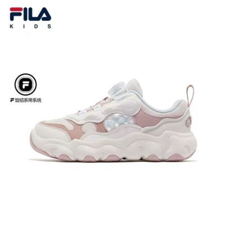 【豌豆鞋】斐乐儿童女童早秋新款男女中大童运动鞋经典时尚休闲鞋