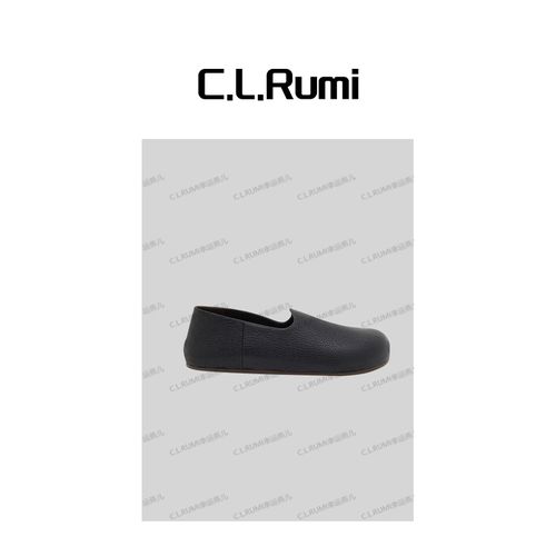 【rumi小店】“面包鞋”25轻奢百搭经典羊皮透气舒适乐福豆豆鞋7118pj主图