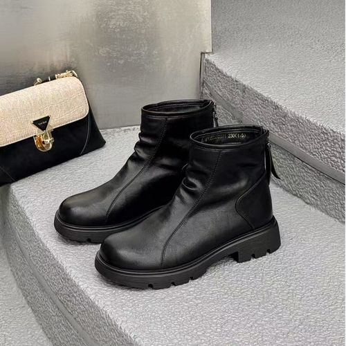 秋天人手必备舒适百搭裸靴短靴（跟高3.5cm）主图