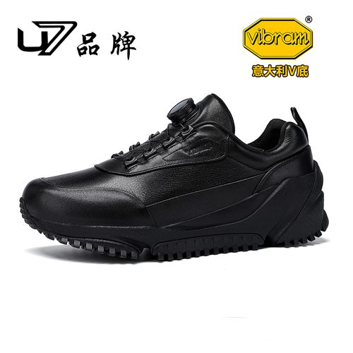 U7品牌男鞋 头层牛皮 2025秋季新款时尚百搭潮流男士高端休闲鞋主图