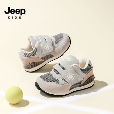 Jeep童鞋男童防滑运动鞋秋季小童防滑机能鞋户外新款女宝宝学步鞋