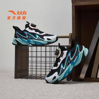 安踏儿童男大童休闲鞋2024冬季新款防滑耐磨犟弹运动休闲百搭款潮