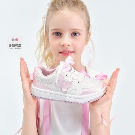 笛莎童鞋女童鞋子春秋新款儿童洋气时尚休闲运动鞋板鞋-62251J502