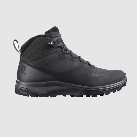 萨洛蒙 SALOMON OUTSNAP CSWP 全黑 防滑耐磨舒适 徒步鞋 411101