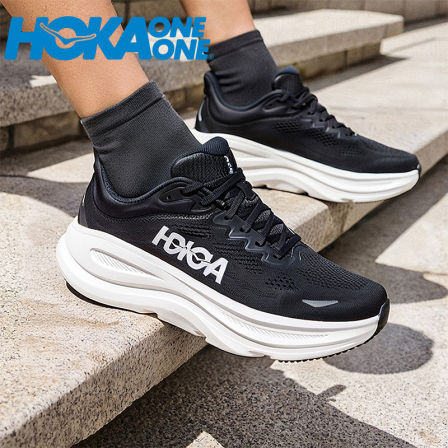 HOKA ONE ONE新款男士邦代9公路跑步鞋BONDI 9轻盈舒适缓震跑鞋