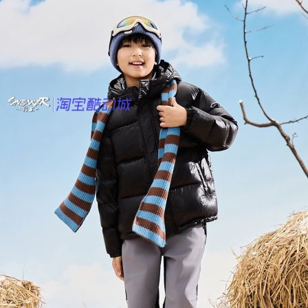 探路者儿童羽绒服2025男女童运动户外保暖防风外套QADDBN95679