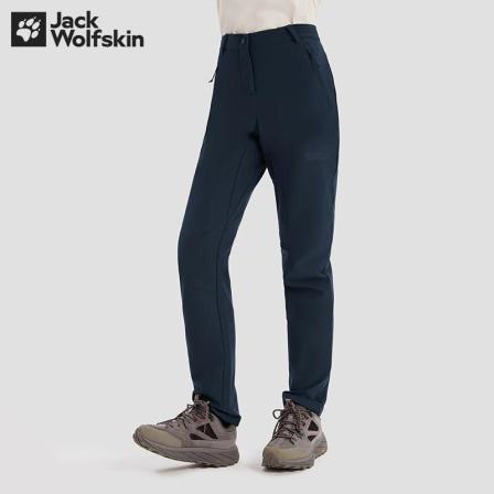 Jack Wolfskin狼爪裤子女新款运动户外登山休闲软壳长裤5032121