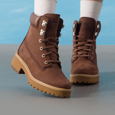 25秋冬新款Timberland添柏岚户外女高帮休闲厚底增高马丁靴 A2CT5