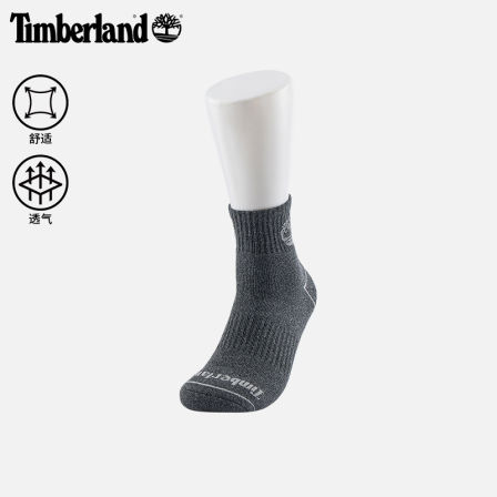 Timberland添柏岚官方中性中筒袜秋冬新款舒适透气一双装|A6BCK