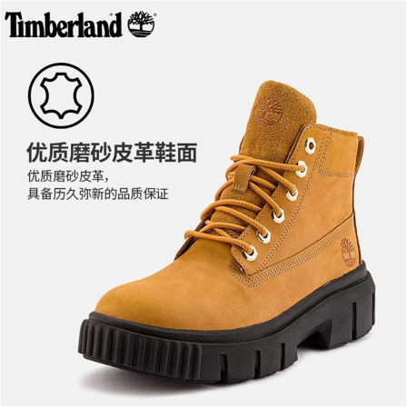 25秋冬新款Timberland添柏岚户外踢不烂女士高帮厚底大黄靴 A5RP4