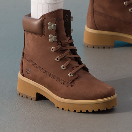Timberland添柏岚 女鞋 高帮靴户外时尚厚底显高休闲大黄靴|A2CT5