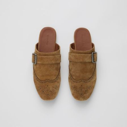REFOUND TEN设计师品牌 花麂皮半拖休闲女鞋 DSC买手店 DY5R15003