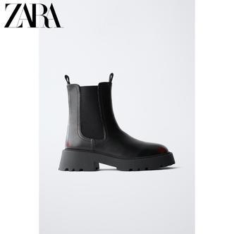 ZARA25秋季新款 童鞋女童 擦色短靴 2113630 800