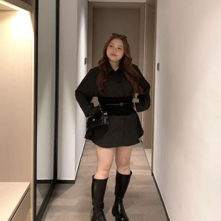  慧芝huizhi~加肥加宽长筒靴女的小个子春夏爆款高筒靴骑士长靴子