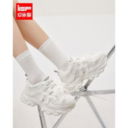 IEF/爱依服老爹鞋2025秋季新款时尚小众设计感厚底增高休闲运动鞋