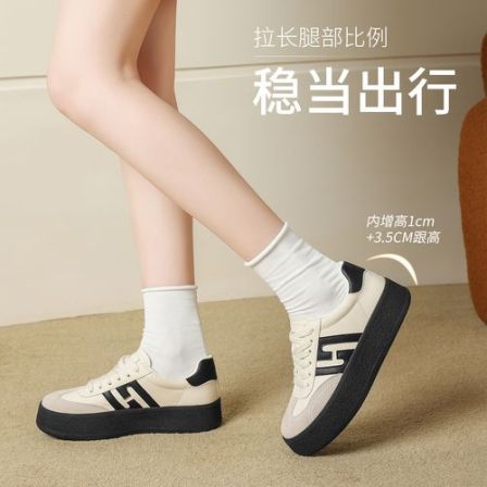 ZHR则则经典4.5CM厚底德训鞋简约百搭学院风通勤休闲女鞋JT192