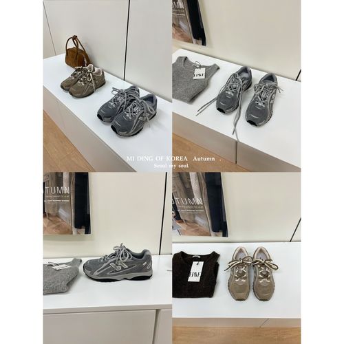 M-8010#被姐妹狂要链接的N字运动鞋！舒适又百搭(真皮)主图