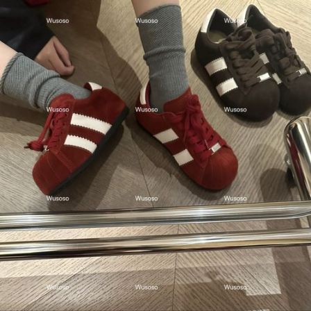 【soso】25ss｜莓果泡芙｜真皮复古欧包厚底德训鞋